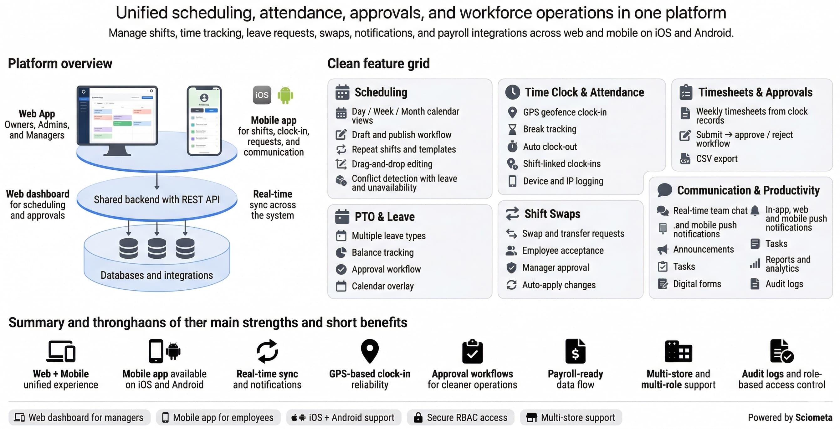 Shift Management Infographic