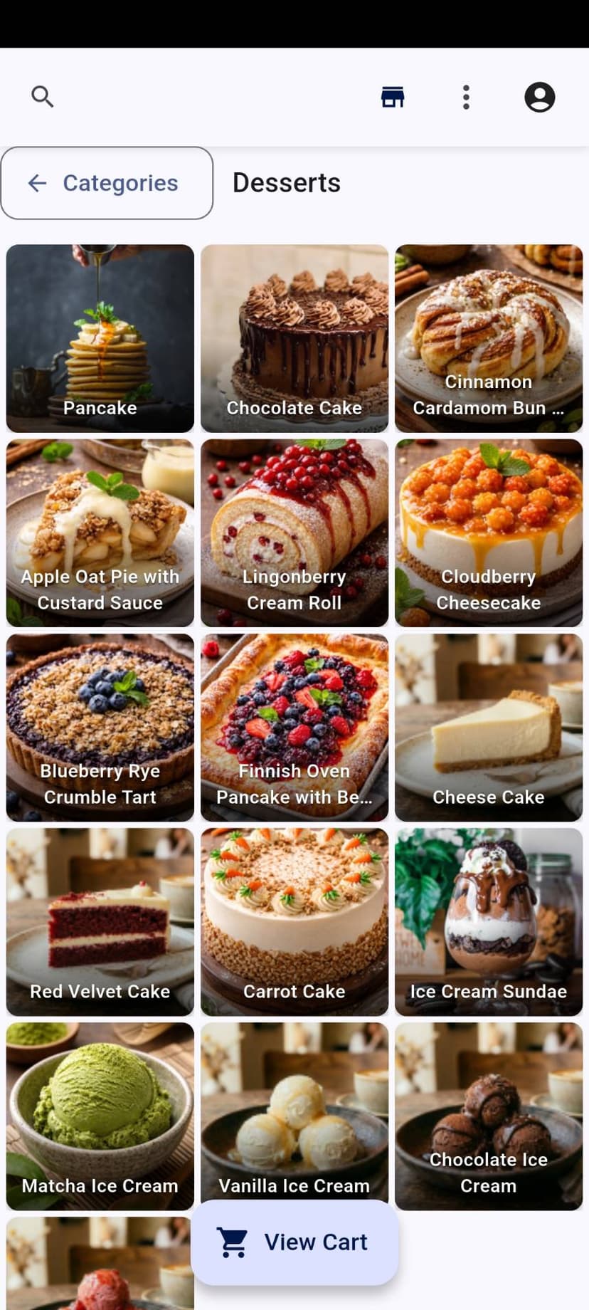 SciPOS Mobile Product Selection