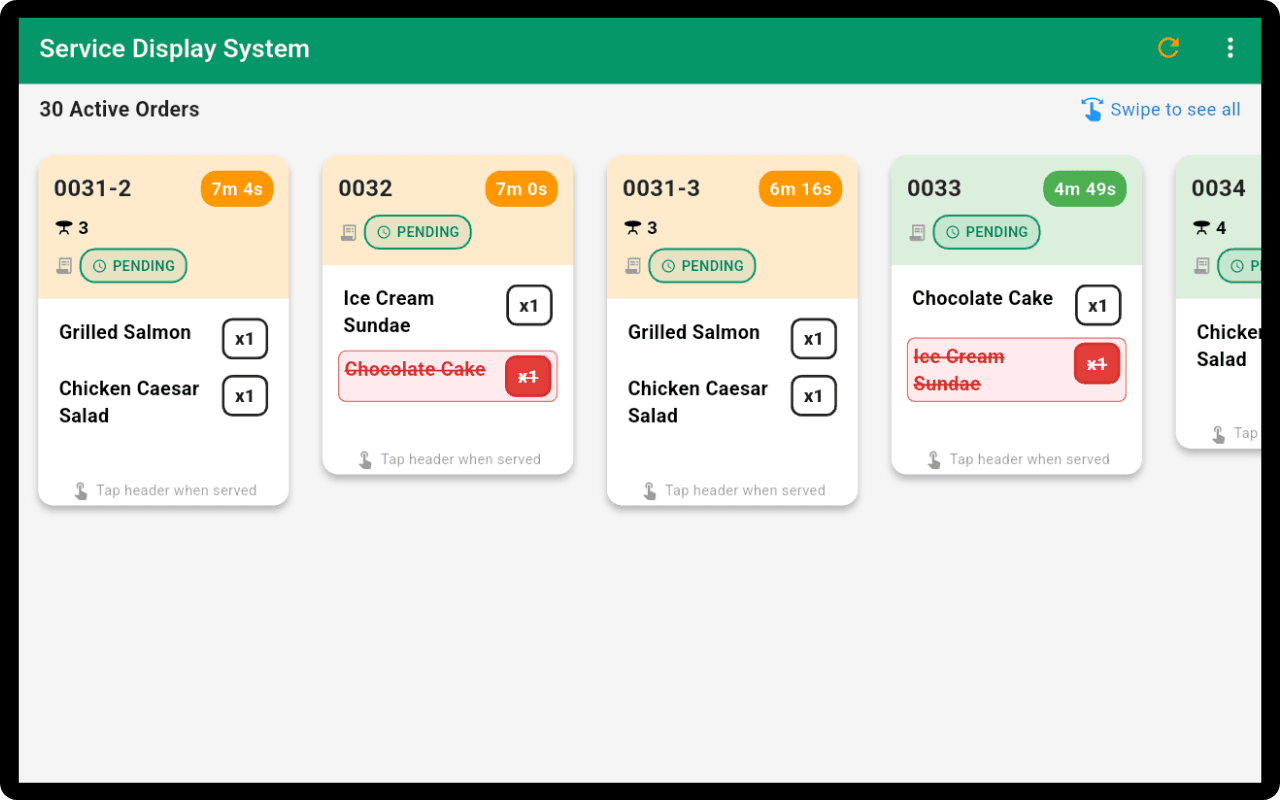 Server Display System Interface
