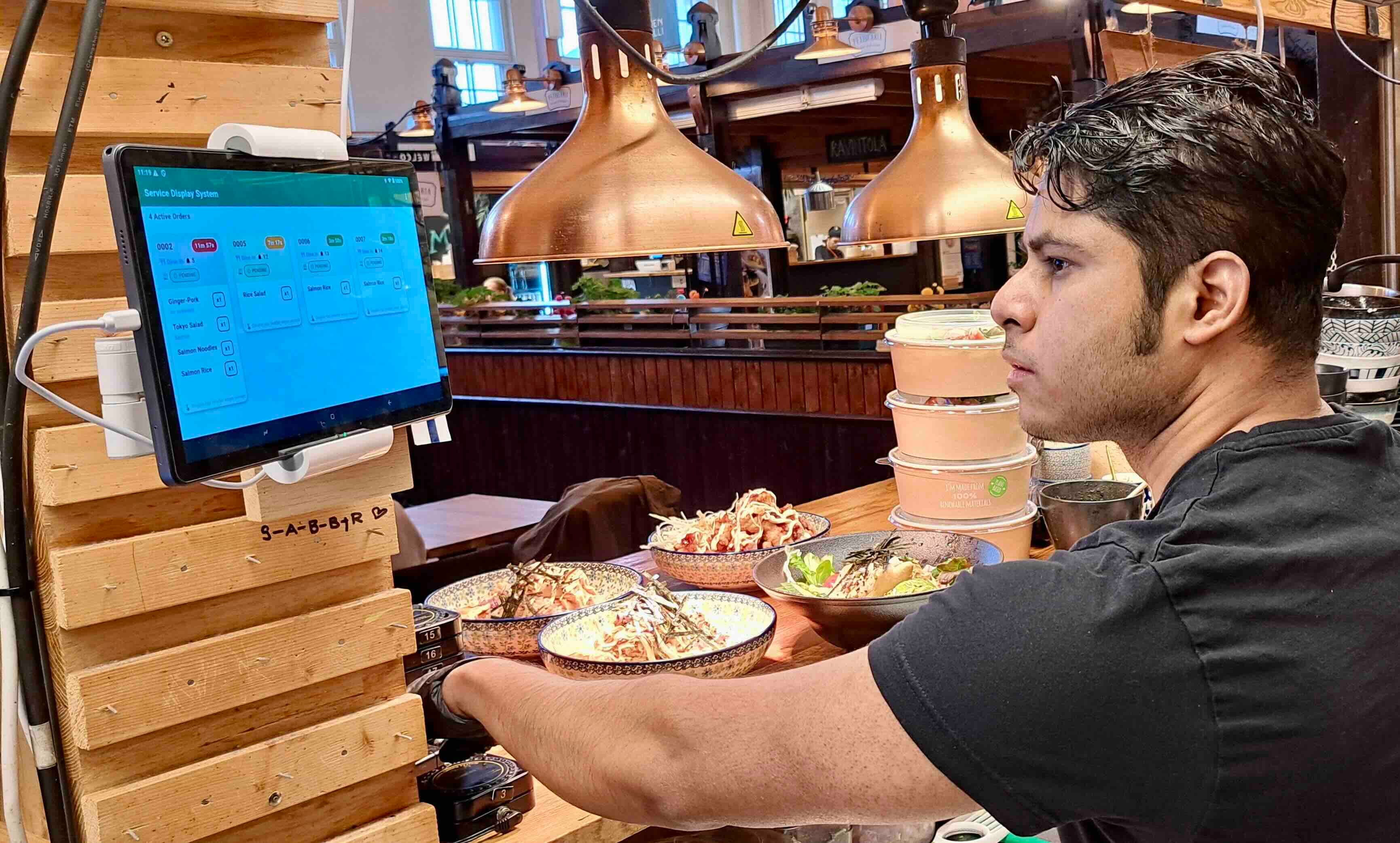 From Paper Orders to Digital Server Display