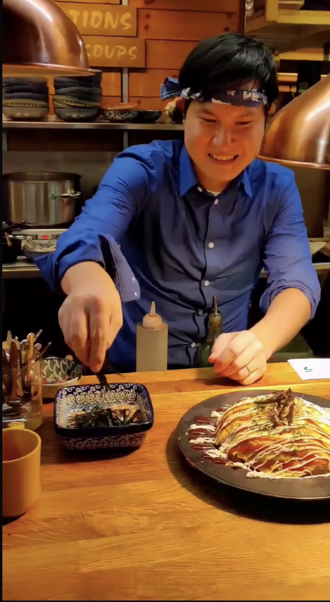 Kenji Yano at the Tokyo Street counter