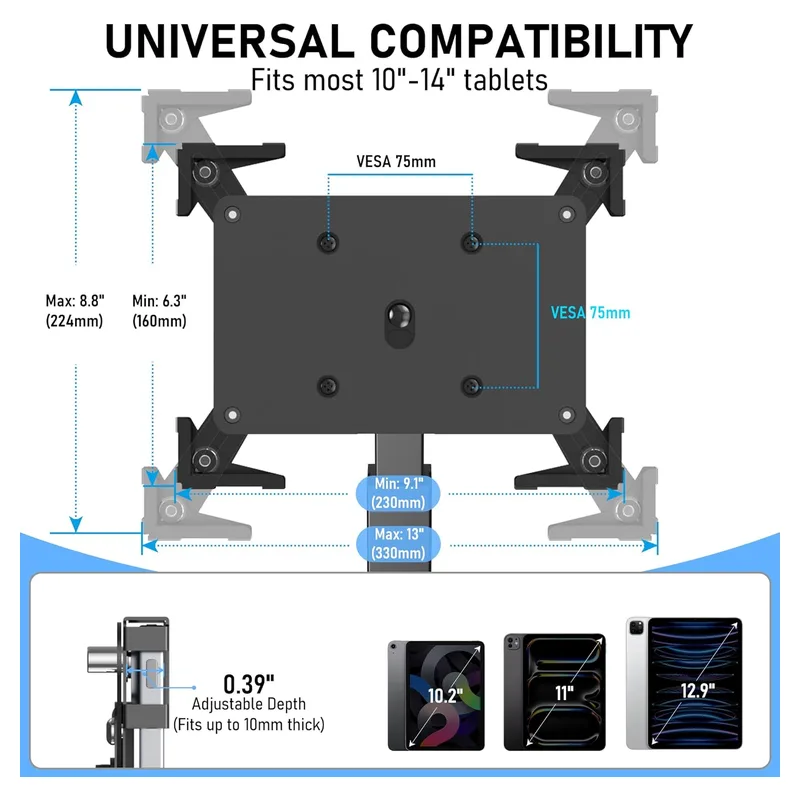 Tablet stand 14"